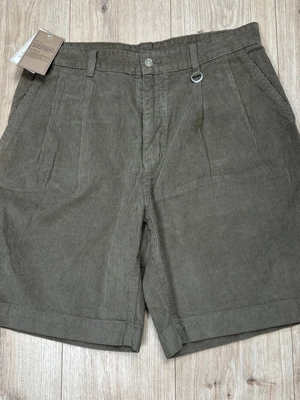 FrizmWORKS Corduroy Shorts, Loop Cord, Sand Tan Beige, BNWT, Mens XL, W34